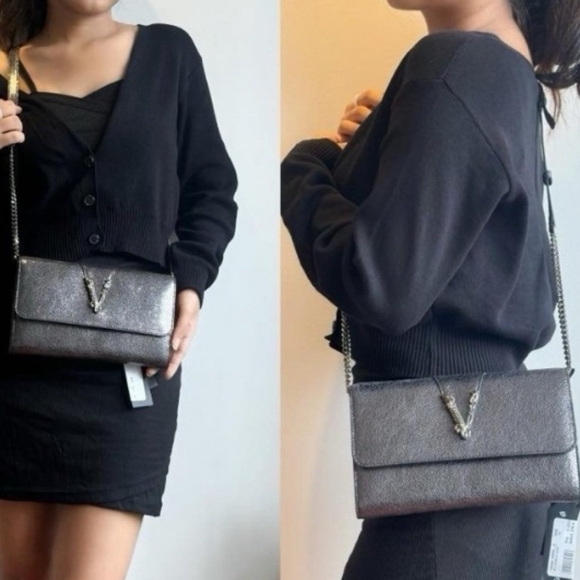 Versace Virtus Clutch on Chain Bag BNWT WITH COA - Picture 11 of 12